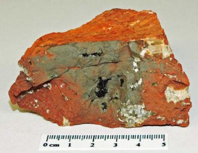 Haematite, Ton Mawr quarry. Bill Bagley Rocks and Minerals